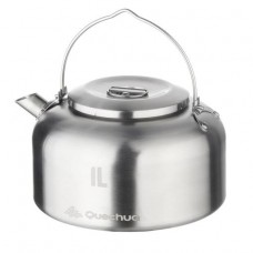 FORCLAZ MH500 HIKERS' CAMPING KETTLE IN STAINLESS STEEL 1 LITRE