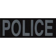 POLICE Large Patch (Grey)