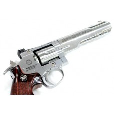 WG Fullmetal Revolver 6" CO2 Pistol (Sliver)