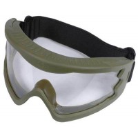  X-Eye Protector Goggle Clear Lens - Black / DEB/ OD